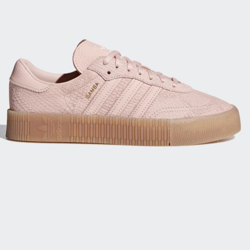NWT $100 Adidas Sambarose Pink Sneaker Size 9.5